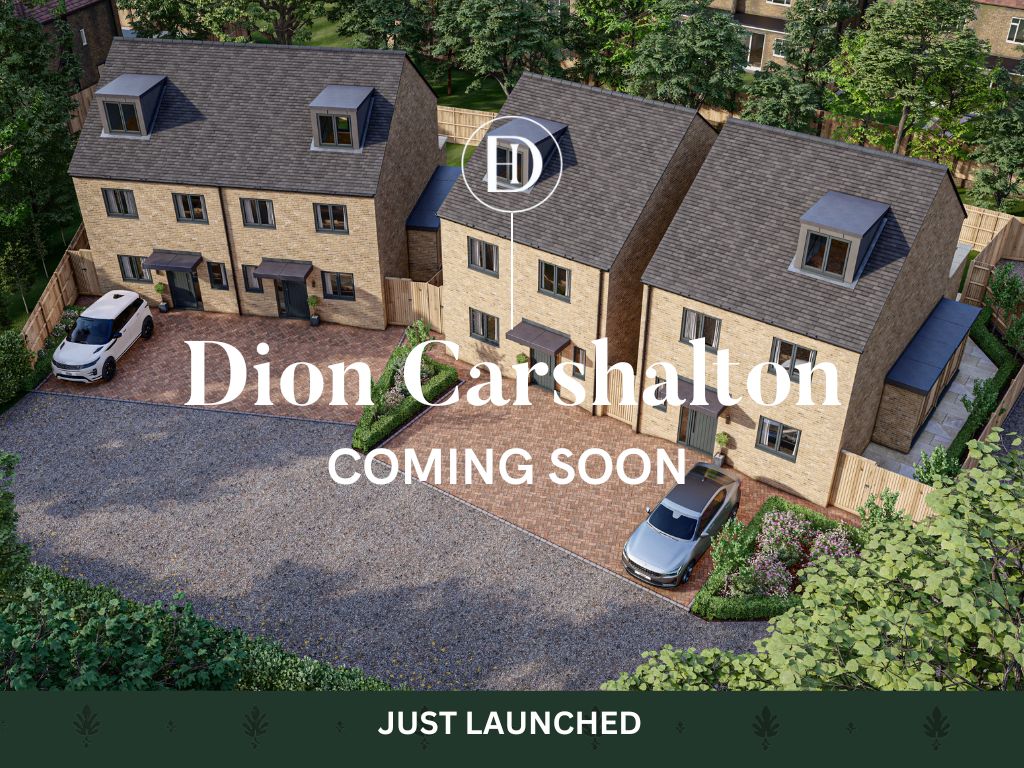 New build homes in Carshalton, London - Exclusive detached and semi-detached properties with private parking and gardens.