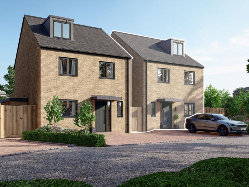 Plot 4 New build homes in Carshalton, London - Exclusive detached and semi-detached properties with private parking and gardens.