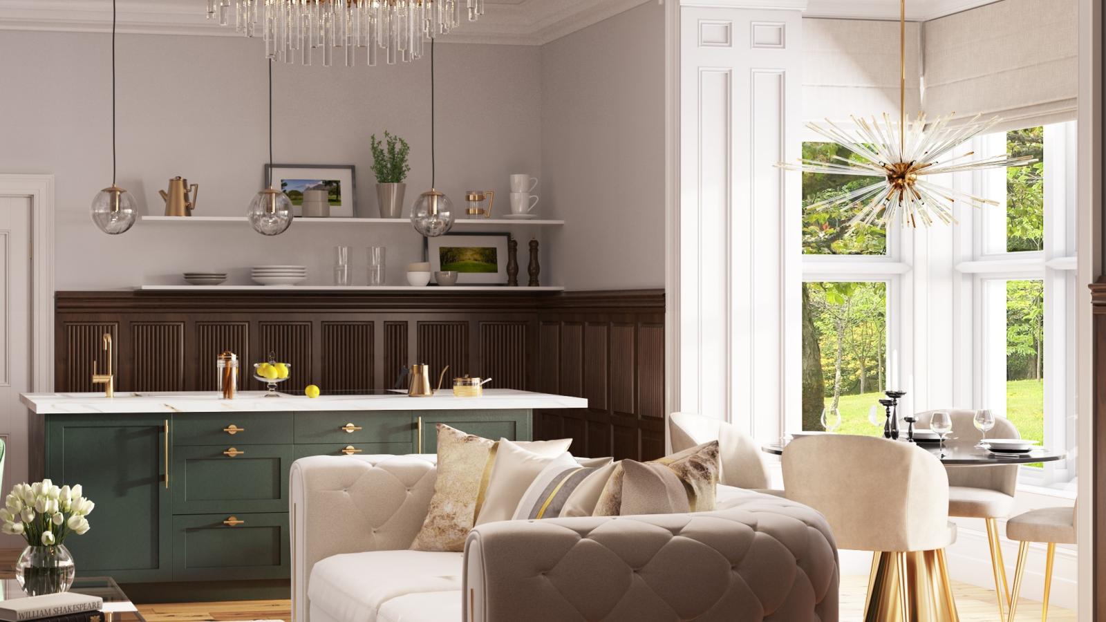 Dion Homes Oakley Garden House Interior Living