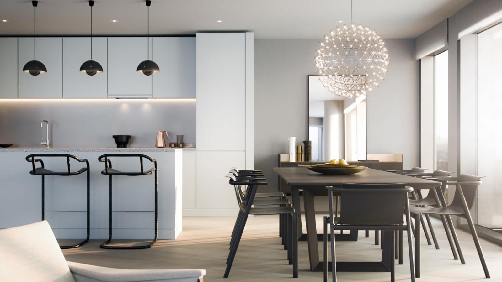 apartment kitchen, London,  Dion Homes